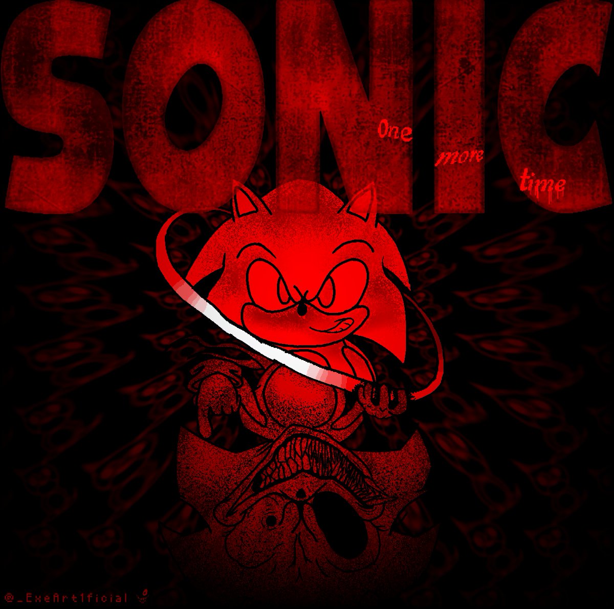 _ExeArt1fici4l's tweet photo. It so happens it is MJ's BIRTHDAY ‼️‼️🥹

Proto-vincible/Xscape mashup cover with Sonic/Sonic.OMT starring in the cover !

Happy bday maykel jacksun
#MyDelightfulMasterpiece #sonicexe
#MJArt #MJ #michaeljackson https://t.co/VCMDxzHKMO