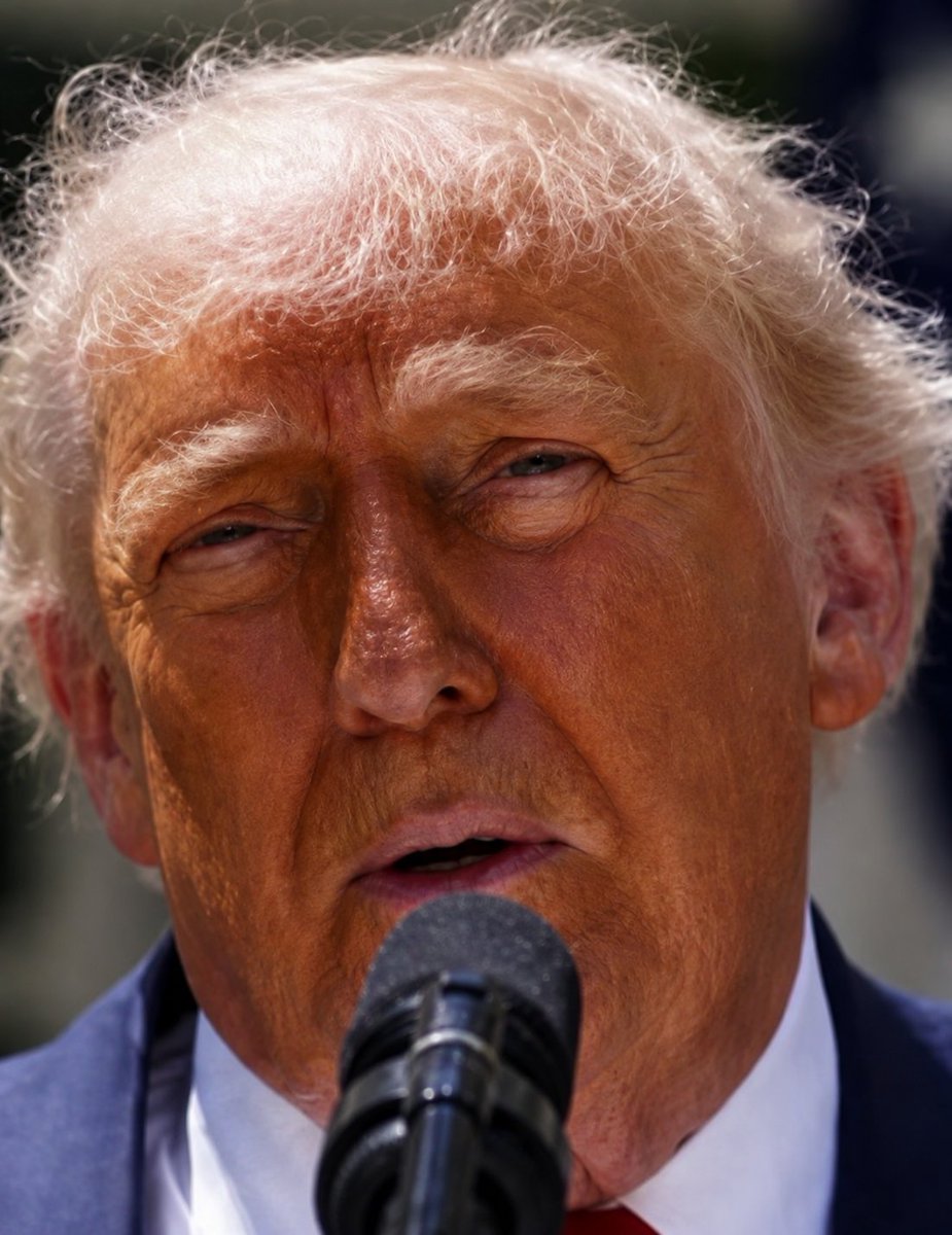 CondeVladImpala's tweet photo. @Gr8CanadianFree It would be a shame if everyone started posting photos of Trump with that orange brown makeup with the tag #shitface https://t.co/ryrWStkPYy
