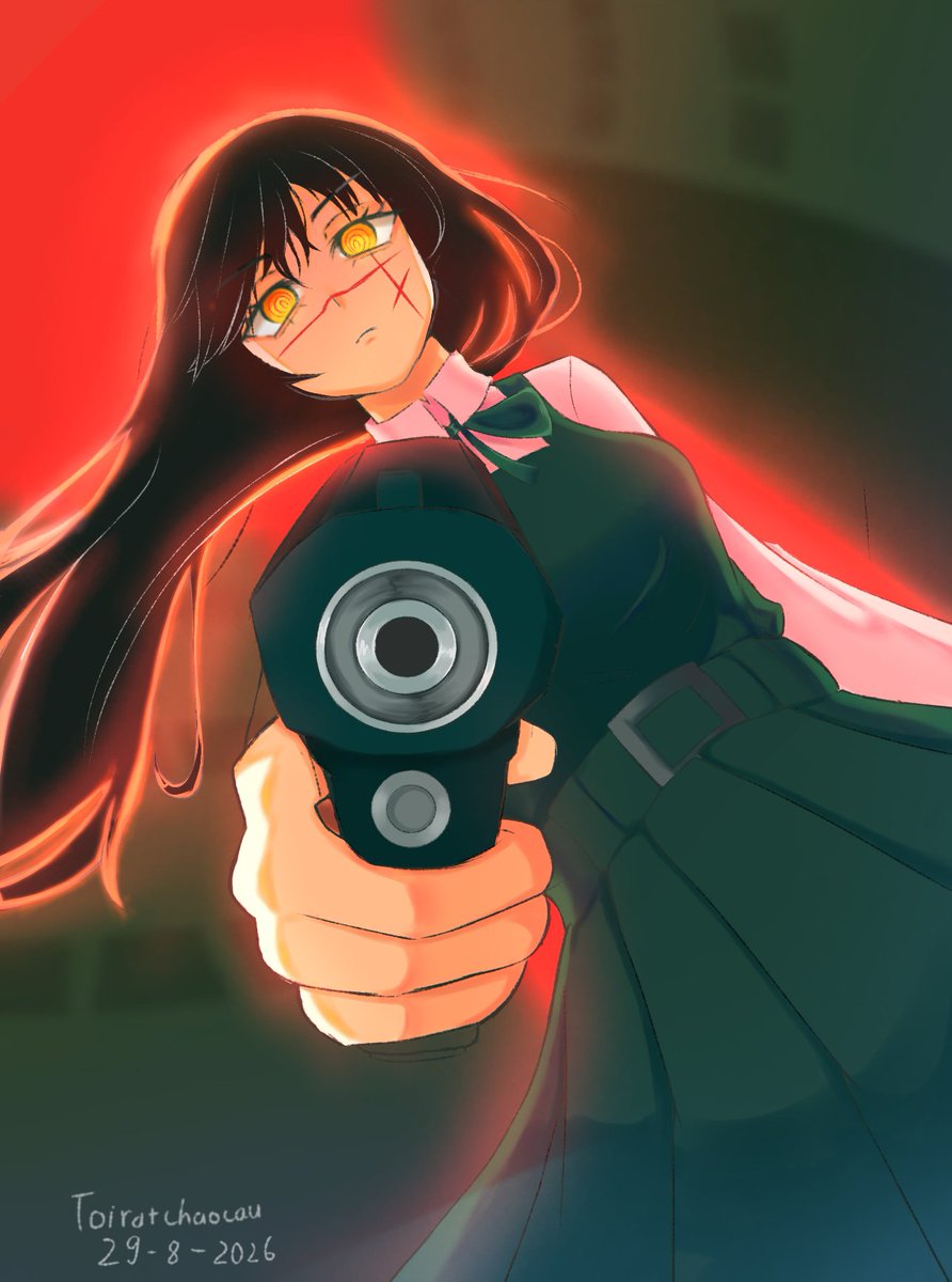 toiratchaocau's tweet photo. Art trade for a friend ꪔ̤̮ #art #chainsawman #artmootsㅤ https://t.co/ZdexkzmIWJ