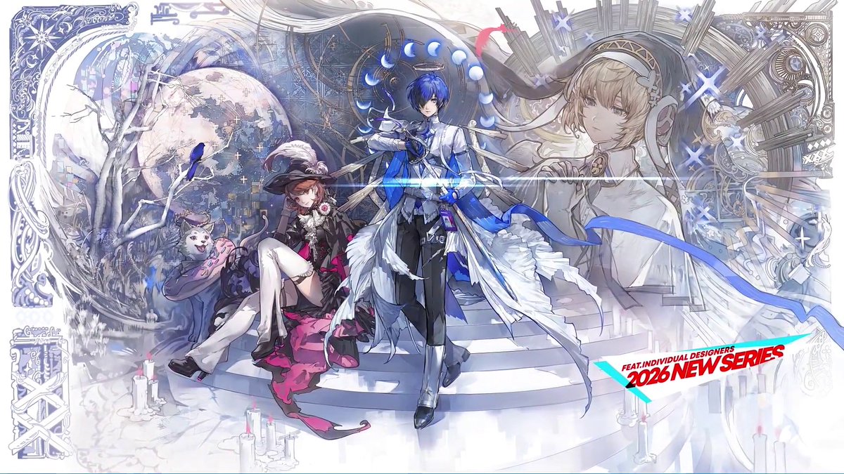 ScrambledFaz's tweet photo. Arknights x Persona 3 Reload - Collaboration units skins https://t.co/NBqVKY9pKi