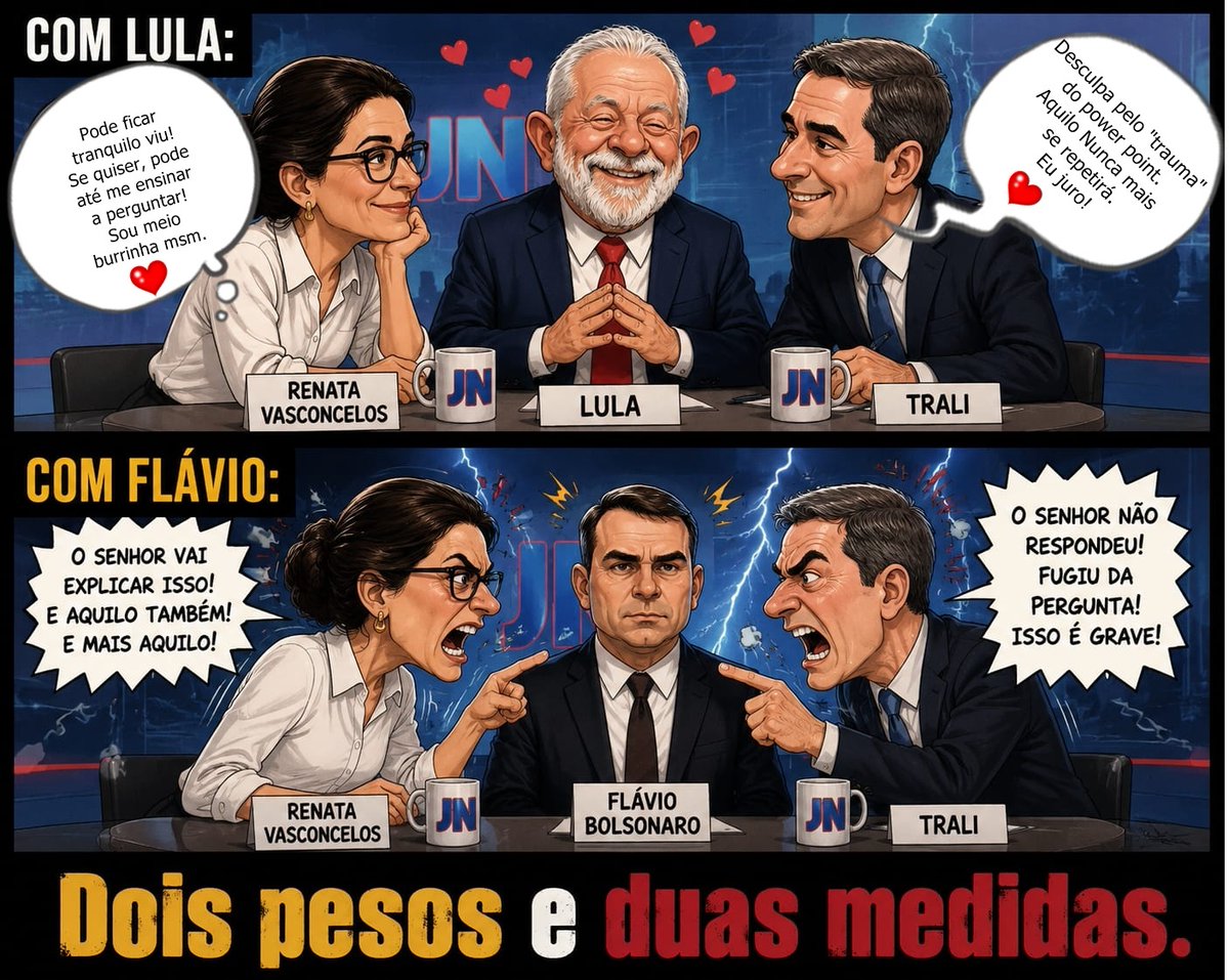 opatriotagoiano's tweet photo. A diferença é gritante! Não deixam nem concluir as respostas, mesmo assim BRILHA FLÁVIOOOOOO!!!!
Tá acabando com eles kkk https://t.co/gRyKO3r6Gp