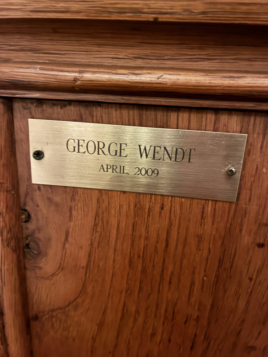 JaynesMar's tweet photo. Dinner at the iconic Maders in Milwaukee and they’ve played host to celebrities for decades. No, not a Bar Stool but cool to sit where Norm once did. https://t.co/2X3sHe6Cvg