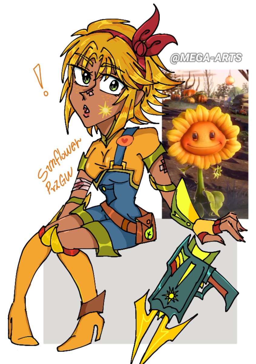 MegaYesfanart's tweet photo. • Human Sunflower 🌻✨
#PvzGW #Pvz #Fanart https://t.co/shFeWSKIbq