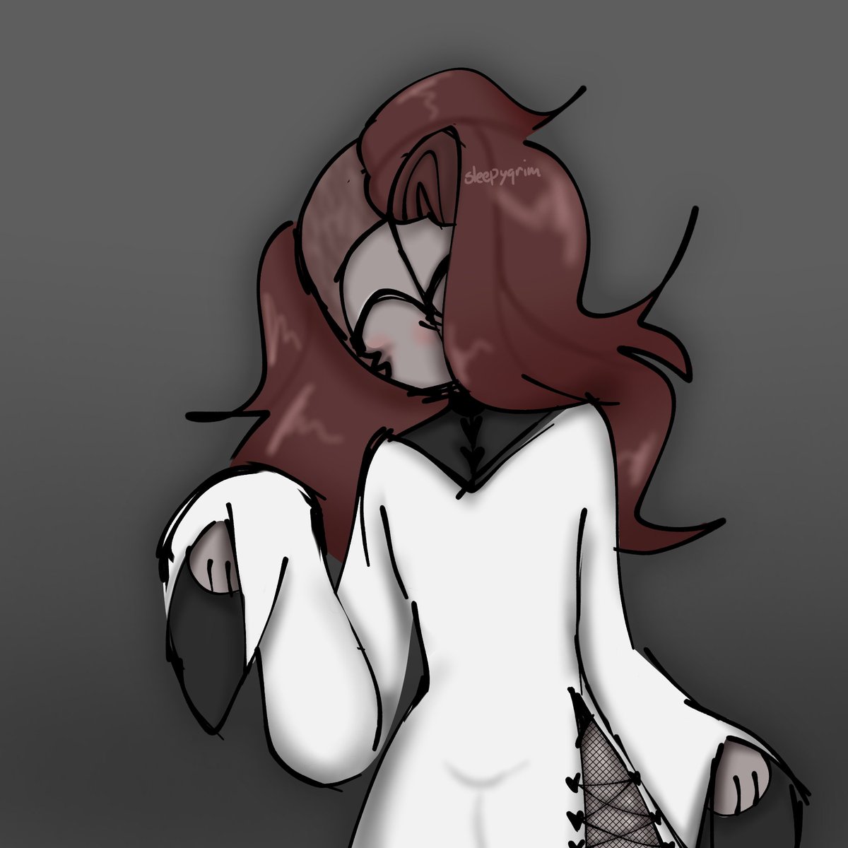 grimmior's tweet photo. Sorry random person, the only real advice I can give you is keep practicing anatomy. I personally got a bit better from watching people nude.

but here's a very recent speedpaint and some old art in comparison. https://t.co/Th4Rpv3qTU