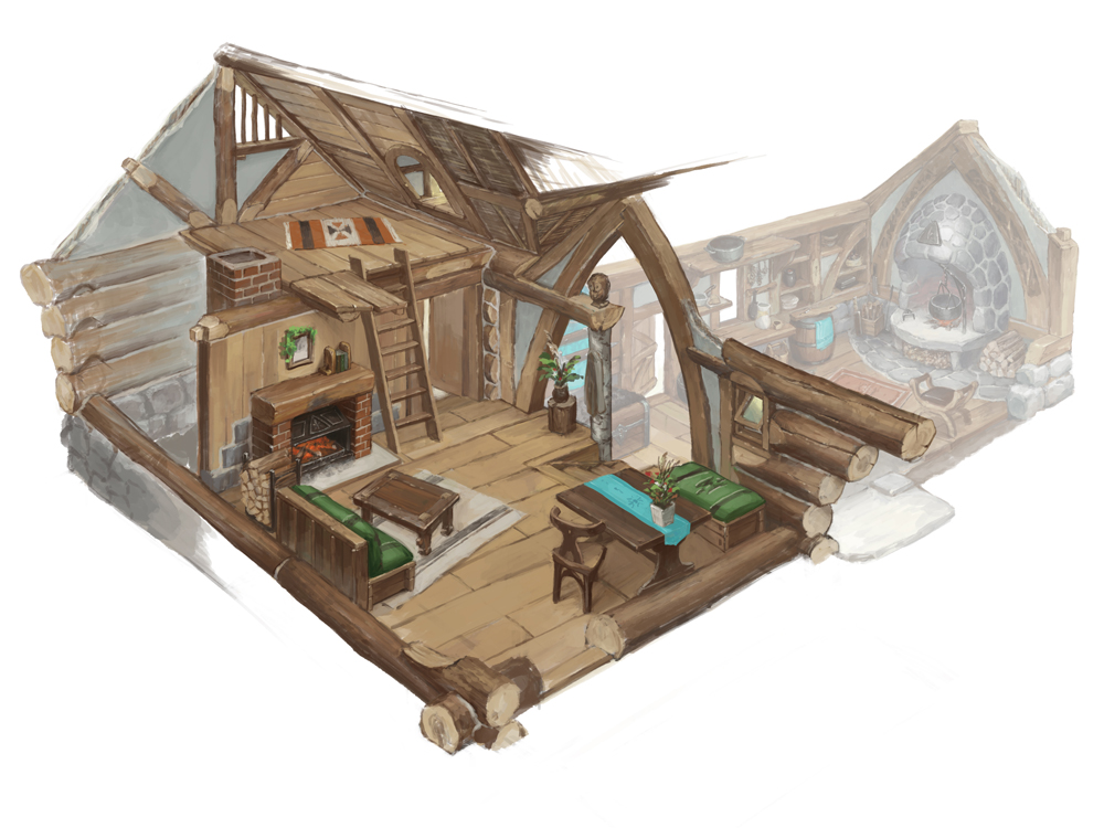 AtelierPocket3E's tweet photo. 建物などのデザインを考える時は「どうやってできているか」を考えるようにしています。

現実にはありえなくても、自分なりの答えをもって描くと説得力が出ますし、見ている人に「こうなってるのね」と見て楽しんでもらえる気がしてます。

↓エソラ流📚明日までセールです。ぜひ見てね！ https://t.co/eI6rKF4ZcM
