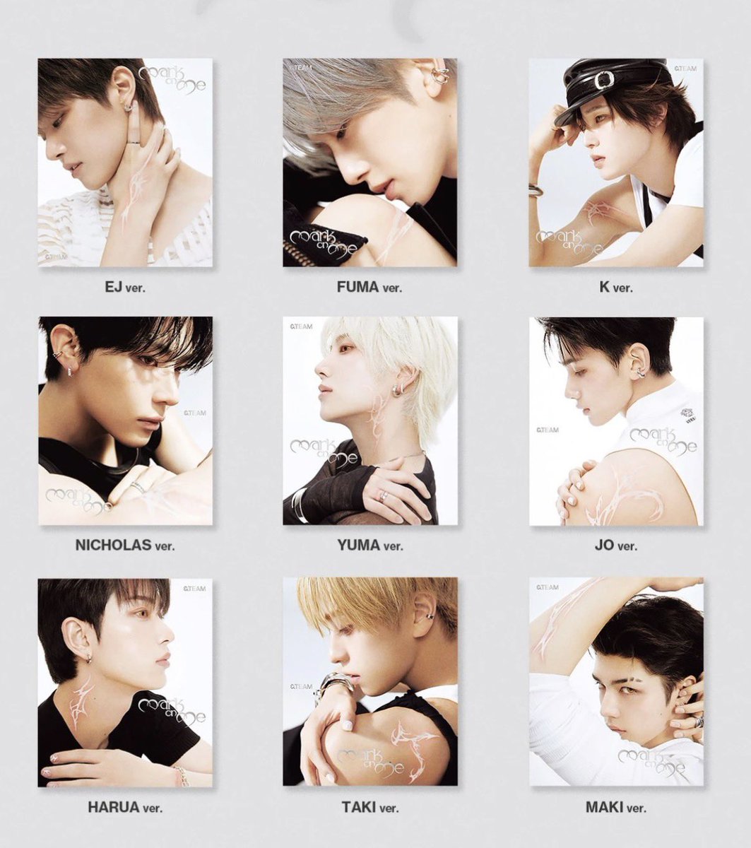 0lny_u's tweet photo. &amp;TEAM andTEAM Mark on Me ソロジャケ 共同購入 

【譲】ソロジャケット mini CD 未開封EJ,FUMA,K,NICHOLAS,YUMA,JO,HARUA,TAKI,MAKI

【求】買取  400円/枚+送料〜

シリアル付きも🉑
詳細は画像ご参照ください🙇🏻‍♀️お気軽にご連絡お待ちしております。

 #andTEAM #andTEAM_買取 #andTEAM共同購入 https://t.co/HY8h0SDlyl