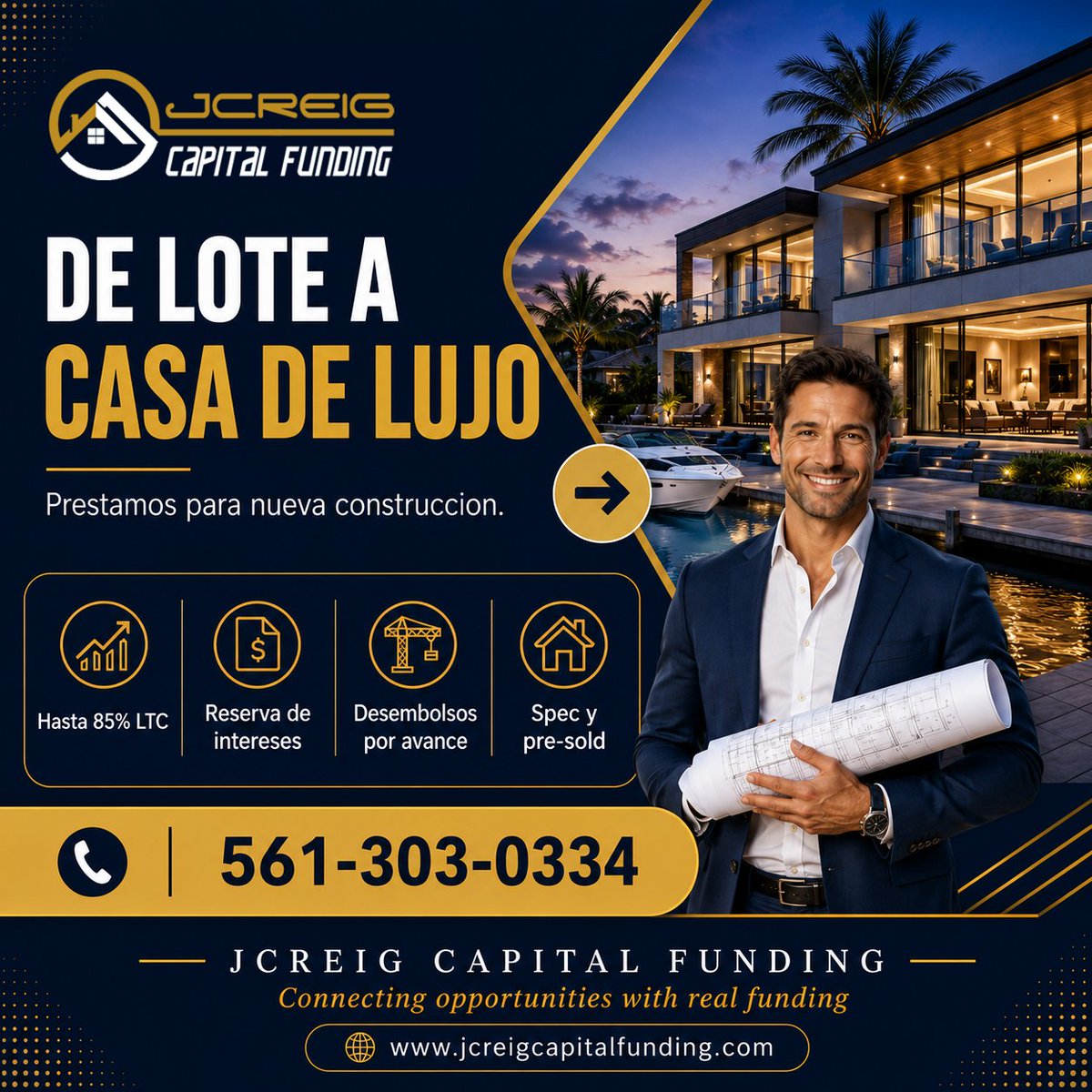 jcreigcapital's tweet photo. 🔥 Tienes el lote. Tienes el proyecto. Ahora consigue el capital.

🚀 ¿LISTO PARA PASAR DEL PLANO A LA CONSTRUCCIÓN?

Envíanos los detalles de tu proyecto y hablemos de tus opciones de financiamiento.

#NuevaConstruccion #Construccion #RealEstateInvesting https://t.co/CHB5SRhuEv