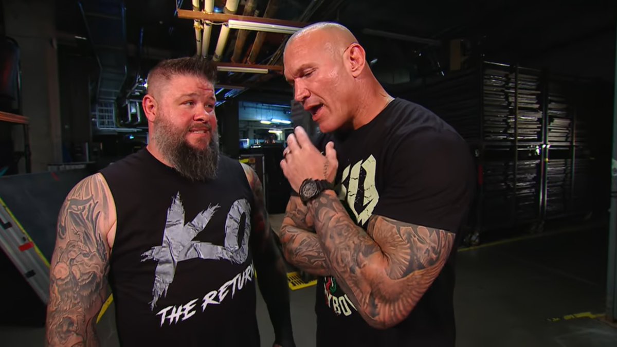 EliteClubS0B's tweet photo. Randy Orton: “I hate to admit this, but you were right about Cody.”

Kevin Owens: “I know! Remember how many times I told you? This is amazing. I am so glad.”

Randy Orton: “But I haven’t forgotten that you dropped me on my head, so this doesn’t mean we’re friends.”

Kevin Owens: “We’ll work on it, though. I’ll call you.”

RANDY ORTON TELLS KEVIN OWENS HE WAS RIGHT ABOUT CODY 😭

#SmackDown