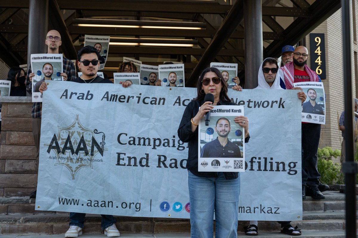 aaanmarkaz's tweet photo. In a direct response to cops from the Oak Lawn Police Department (OLPD) assaulting a 14-year-old Palestinian American child at the Oak Lawn Fire &amp; Police Commission meeting on August 5th, 2026, the AAAN, @CAARPRNow, @uspcn, Southsiders For Peace,… https://t.co/vuhQKAbFR7