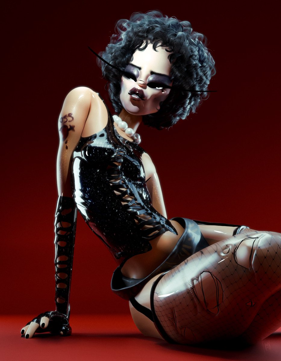 PoiandKeely's tweet photo. 🥀 Tim Curry 
{3D Blender + Procreate} https://t.co/Fq2pXVUAVv