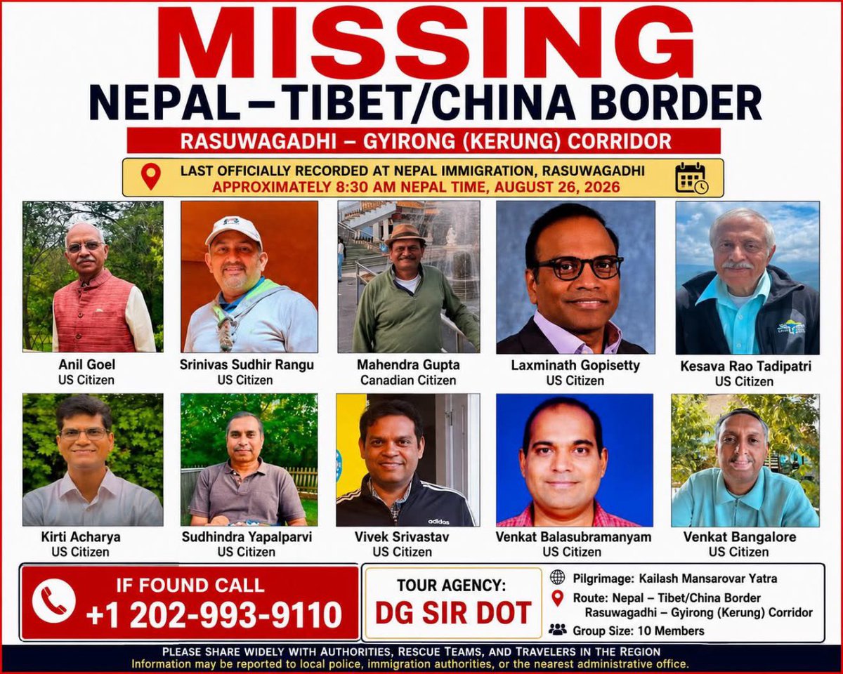 AdityaRajKaul's tweet photo. More on the list. Hope they are found soon. Prayers. https://t.co/oJzDhgIO0d