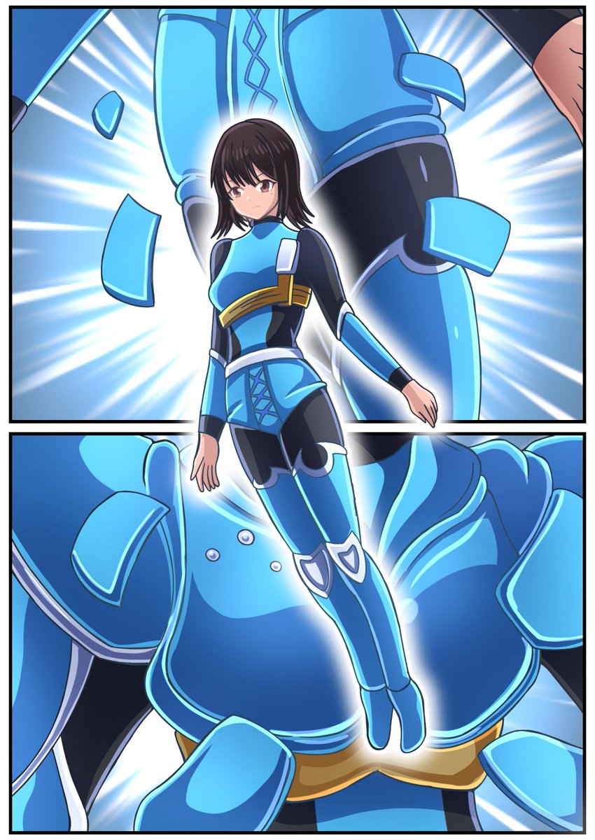 EXchikuwa's tweet photo. Skebにて描かせて頂きました
ジャスティライザーカゲリ変身シーンマンガ
https://t.co/wJLkFuDcmp https://t.co/AlXmgj6D2o