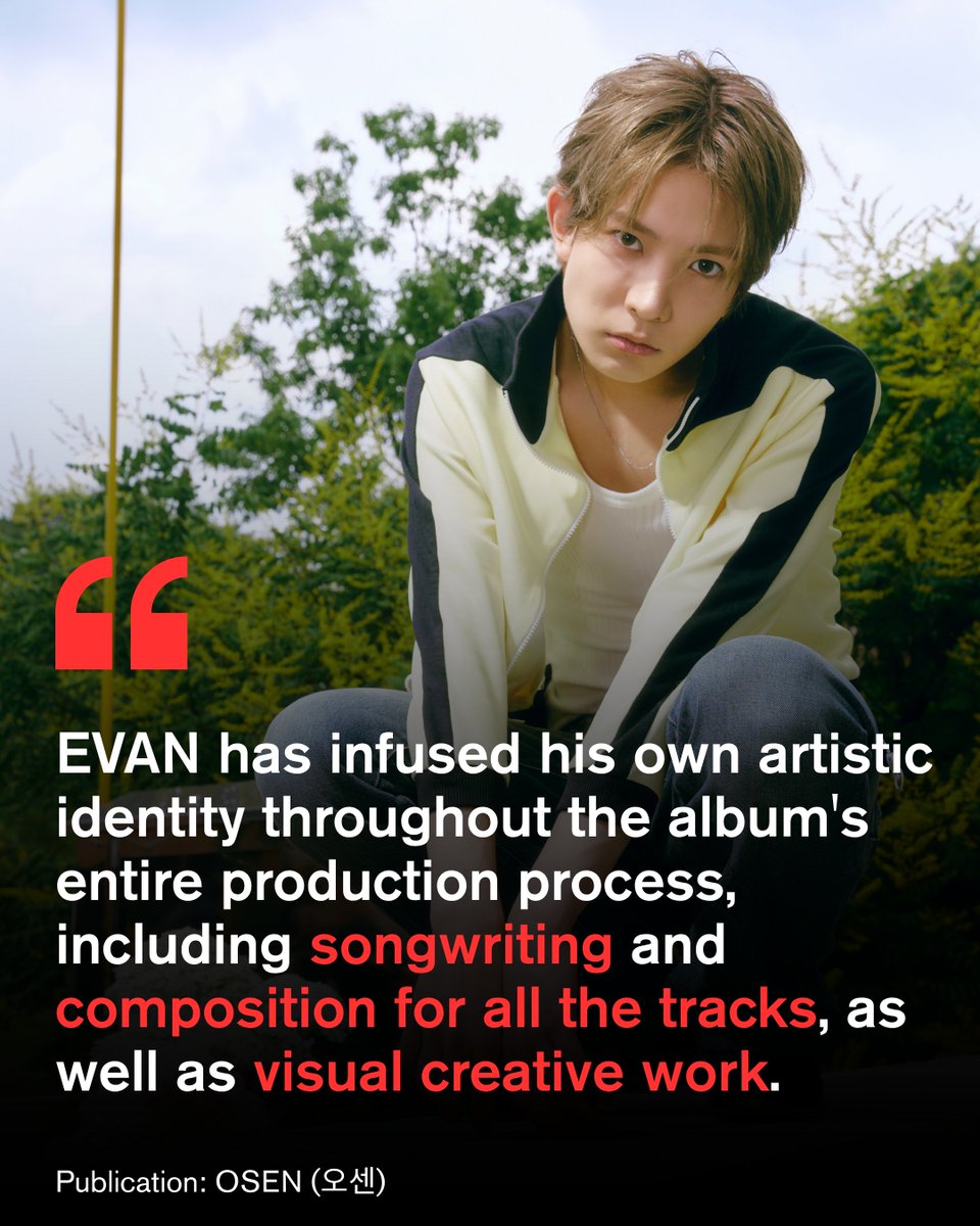 HEESTUDIO_PH's tweet photo. 📰 260829

OSEN highlights EVAN's growing global momentum ahead of his first mini album! ❤️‍🔥

The article reports that 'DEATH OF ME' entered Spotify's Global Countdown Chart at #4 — and has since climbed to #2! 

The 8-track album also marks EVAN's growth as a self-producing artist, with his involvement spanning songwriting, composition, and visual creative work.

➤ https://t.co/oeA7k5Gx3b

#EVAN #에반 #HEESEUNG #희승
@h_evva_n @evan_officialJP