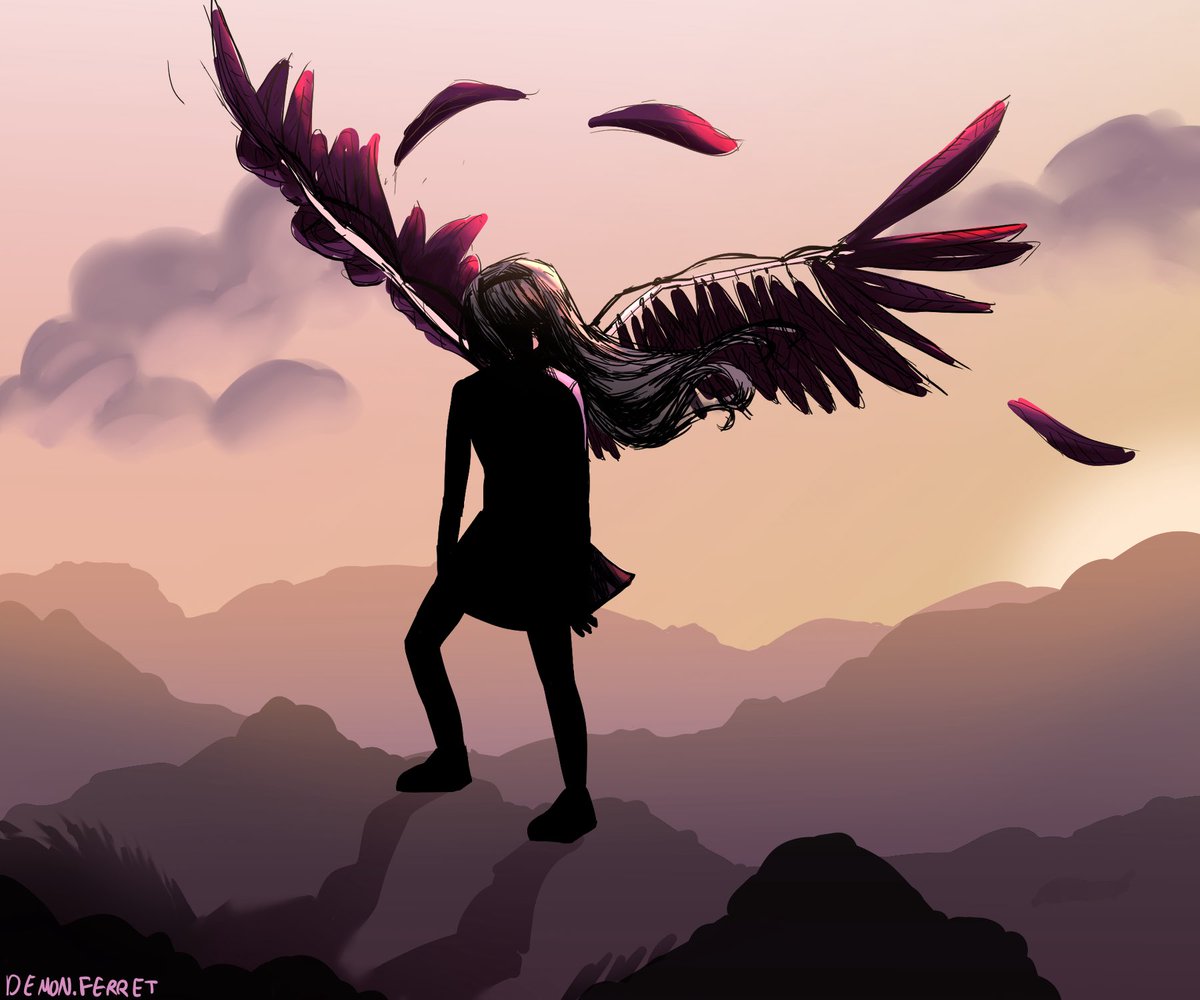 blueinkjpeg's tweet photo. Homura aura farming for the new movie. I wanna see it SO BAD https://t.co/J9JE56II3B