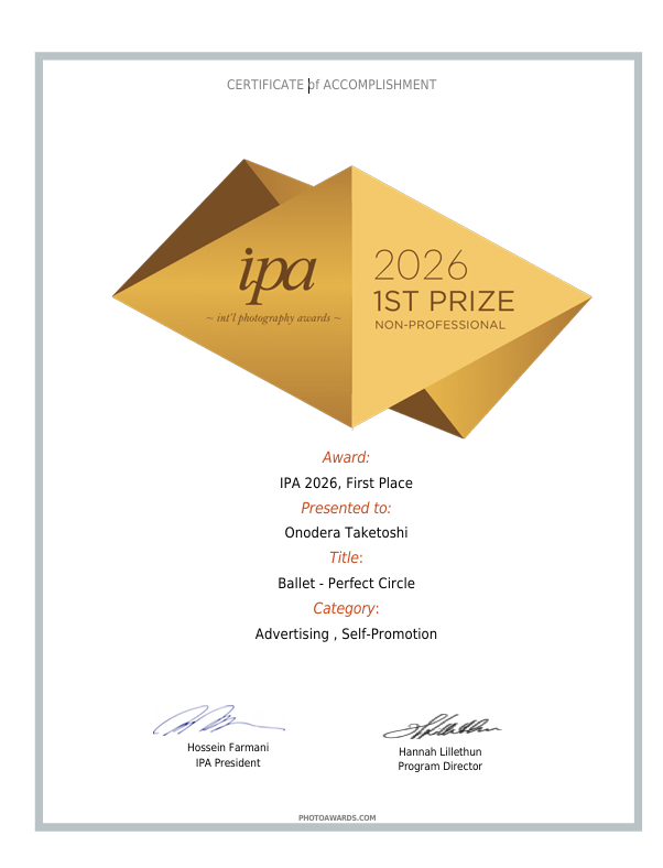 KAI__PHOTO's tweet photo. IPA（International Photography Awards）
ニューヨークを拠点とする世界有数の国際写真アワードの結果
1st　Subcategory Winner
Advertising-Other

HM
Fine Art-Other

昨年に続き、２年連続のカテゴリ世界1位とHMの2カテゴリの同時受賞は、初でとても嬉しいです。
モデル：tamana Kuboさん

#ipa https://t.co/XPwxMRba05