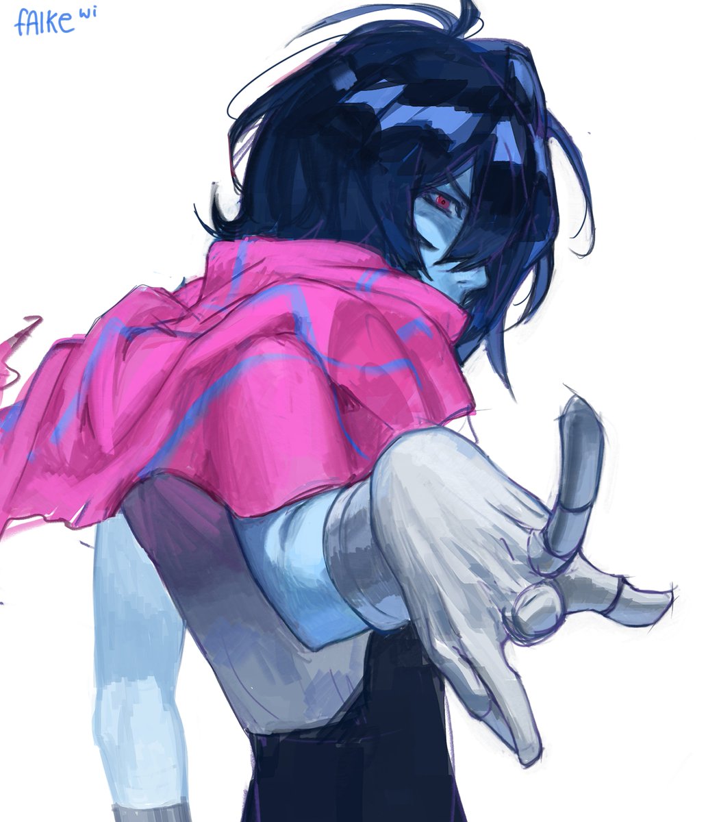 falkewi's tweet photo. something quick.. #deltarune kris yyyes https://t.co/vhb4i9ToeO