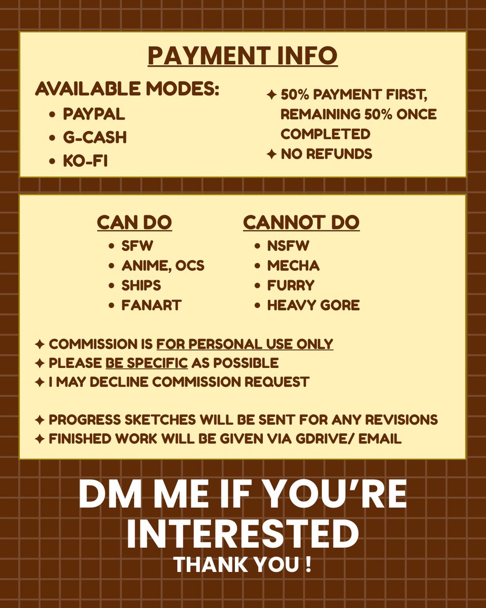 allmonss's tweet photo. COMMISSIONS : OPEN ✨
rts appreciated 🥺

helloo ! just need a little extra money to help the family and myself, so i’m opening comms,, feel free to reach out if you’re interested !

thank uu for liking my art,, i appreciate all the support 🫶

#commissionsopen #commission https://t.co/JpVmTfcQSa