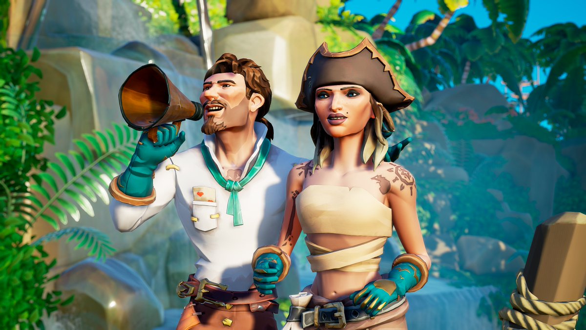 banhosabado's tweet photo. In love with this photo that we finally managed to get 🩷

#seaofthieves #styleofthieves https://t.co/CqJhQacmfg