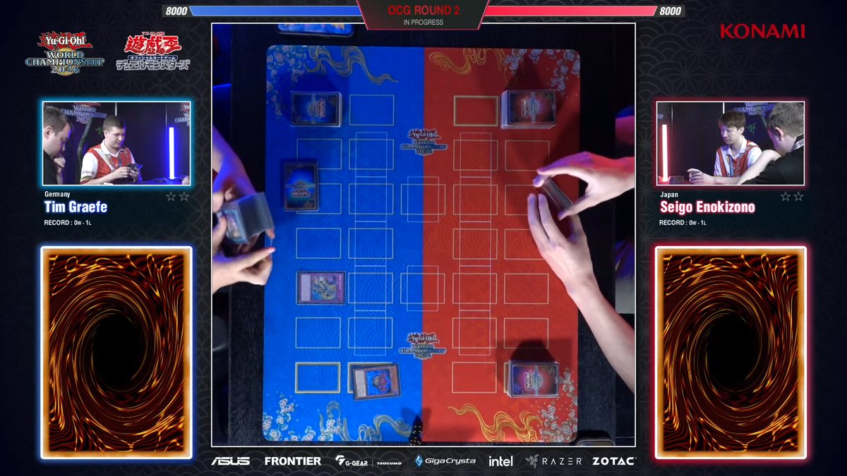 YuGiOh_OCG_INFO's tweet photo. #遊戯王WCS2026 で応援しよう！

🌐オフィシャルカードゲームの部🌐
＼ 予選Round2  配信中❗️／

🎦ご視聴ページはこちら
https://t.co/PTexlMNFEa
🎦プレイ内容を「遊戯王 マスターデュエル」で再現した「Duel Archive：WCS2026 OCG」も実施❗️
https://t.co/Uuo6yCiqKT

It's time to Duel!!

◤Yu-Gi-Oh! WORLD CHAMPIONSHIP 2026◢