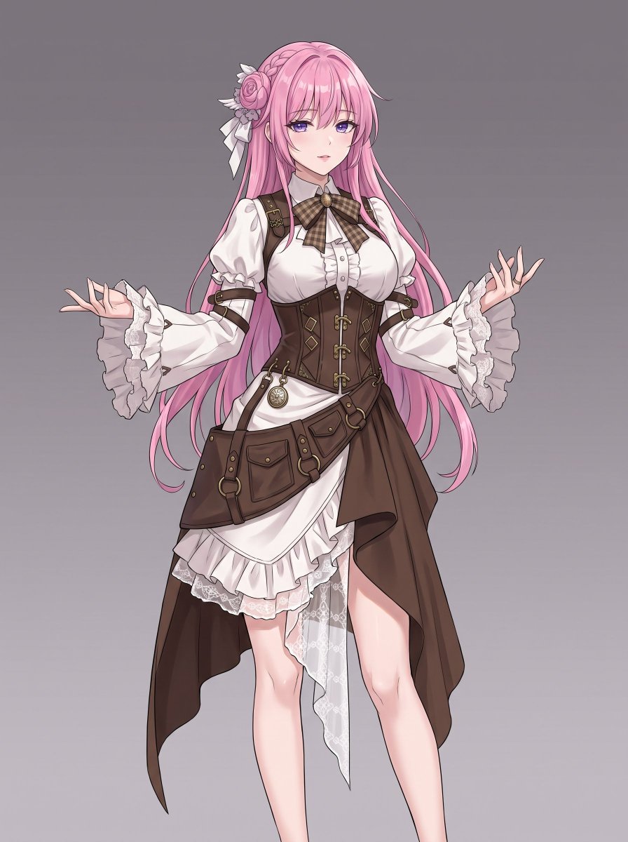 princesshotaru's tweet photo. 月末でAIサブスクのポイント失効がもったいなので、ドロシー様でファッションショーしてる https://t.co/EUserQ2AZZ