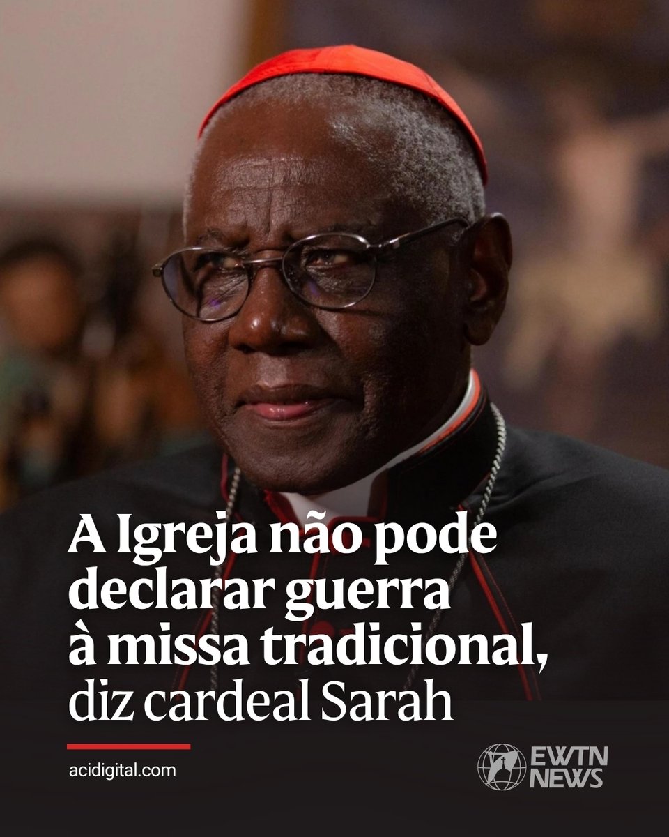 acidigital's tweet photo. “Nós, como Igreja, não podemos declarar guerra àqueles que participam com devoção da missa apenas porque preferem uma forma a outra: essa é uma postura míope e totalmente ideológica, portanto, nem pastoral nem cristã”, disse o ontem (27) cardeal Robert Sarah. “É prejudicial e destrutivo para a Igreja”.

Sarah, ex-prefeito da Congregação para o Culto Divino e a Disciplina dos Sacramentos, falou ao jornal italiano Il Giornale sobre a importância da liturgia tradicional, que remonta à época do papa Gregório Magno e além, e que foi celebrada em todo o mundo até o Concílio Vaticano II (1962-1965).

Após o Concílio, a liturgia antiga foi abandonada, embora alguns padres continuassem a celebrá-la. O arcebispo de Dakar, Senegal, dom Marcel Lefebvre se manteve fiel a ela e fundou a Fraternidade Sacerdotal São Pio X para manter a liturgia anterior à reforma do Vaticano II.

Em meados da década de 1980 houve as primeiras flexibilizações da proibição de fato por parte da Santa Sé. O papa Bento XVI, em 2007, autorizou todos os padres a celebrar a liturgia antiga. Para ele, estritamente falando, ela nunca havia sido proibida. O papa Francisco revogou a decisão de seu antecessor em 2021 e restringiu fortemente a liturgia romana clássica com seu motu proprio Traditionis custodes.

“Entre os efeitos da liberalização da forma extraordinária estava a influência positiva — eu diria até mesmo: a correção — de possíveis abusos na celebração da forma ordinária”, disse. “Esses abusos são atos extremamente graves, aos quais, no entanto, nunca devemos equiparar a própria forma ordinária. Muitos padres testemunham que a descoberta da forma extraordinária os ajudou a celebrar melhor a missa.”

“Acho que Bento XVI também demonstrou, nessa ocasião, uma atitude profundamente humilde e democrática”, continuou o cardeal, ao relembrar a decisão de 2007. “Ele queria garantir a maior divulgação possível, para que o Povo de Deus pudesse decidir por si mesmo, ao longo das décadas, qual a forma de vivência da fé que melhor lhe correspondesse. Tudo isso, porém, foi anulado por Traditionis custodes, ainda enquanto o papa emérito estava vivo.”

“Isso não me pareceu uma decisão nem sensata nem respeitosa”, explicou Sarah. “Mas Bento XVI, um homem manso como um cordeiro, deixou-se humilhar e, assim, ofereceu seu sofrimento a Deus em silêncio e oração, para se identificar melhor com a dor de Cristo por sua Igreja e purificá-la”.

Para Sarah, “o acesso às formas rituais reconhecidas e existentes há séculos nunca deve ser restringido artificialmente por meio de decretos. Se um rito não servisse à fé, ele desapareceria por si só; se, ao contrário, ele preserva e promove a fé, não devemos, de forma alguma, restringi-lo, pois com isso estaríamos restringindo a própria preservação e difusão da fé.”

📌 Siga @acidigital para mais conteúdo católico.