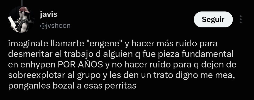 sweetenha_jakey's tweet photo. @jvshoon Quien esta desmeritando? Sabes mínimo lo que significa eso? O solo lo usas pq si. 
"Pieza fundamental" como si los 6 no lo fueran y solo el insisto para ustedes siempre fue hs y sus coristas 🤷 https://t.co/JUf1choSPZ