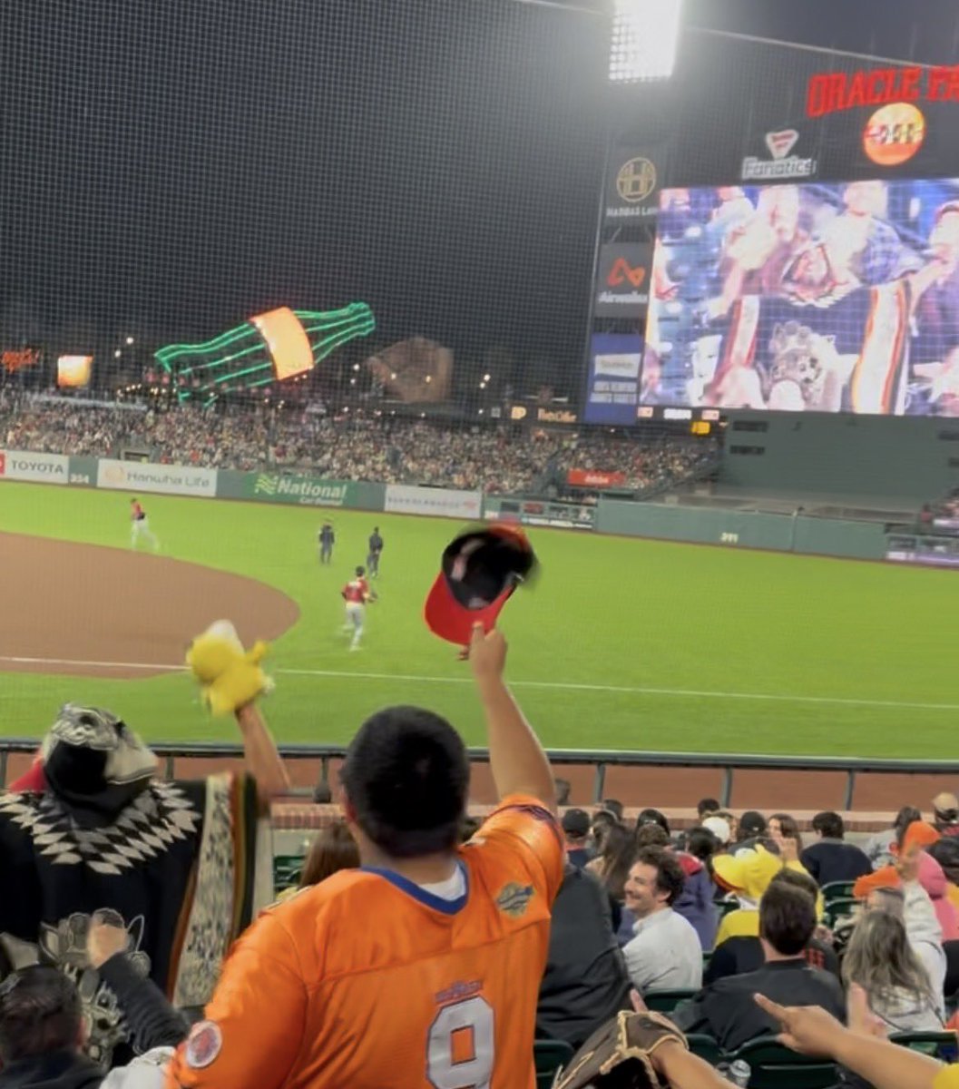 ElPochum's tweet photo. 🚨 HELP ME FIND THIS VIDEO 🚨

If you were at Giants Pokémon Night at Oracle Park and recorded the Jumbotron/scoreboard, I’m looking for the clip where I came on screen and got emotional.

The Giants confirmed they don’t save the live scoreboard feed, so I’m searching everywhere.

If you have it, please DM me 🙏
RTs appreciated!

#SFGiants #PokemonNight #OraclePark #Pokemon #PokemonGO #SanFranciscoGiants
