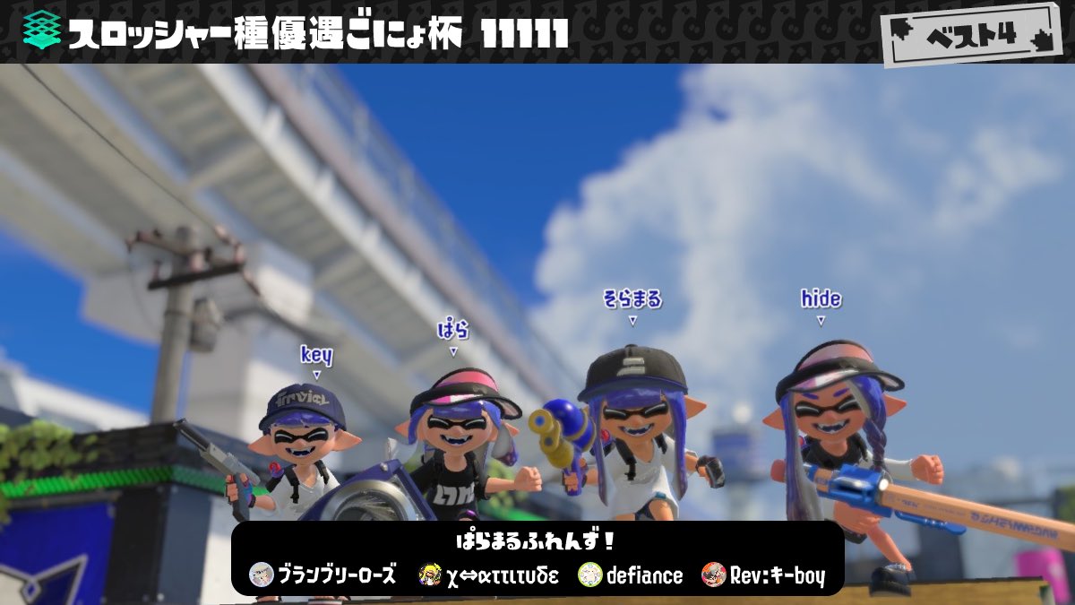 _pacnz's tweet photo. ベスト4❕
全員上手かった本当にありがとう❕
wそらまる、キー、ハイド https://t.co/Vis2vQZmio