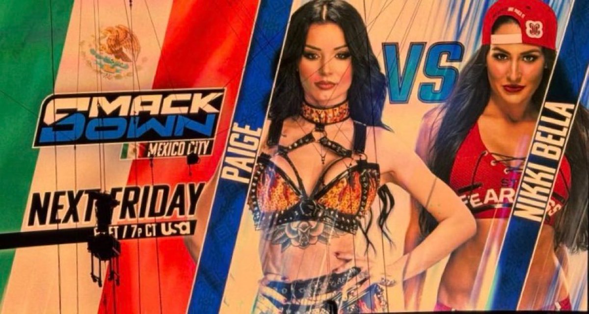 richard93612's tweet photo. Paige/@Saraya (#ScreamForMe) vs Nikki Bella/@NikkiAndBrie (#BellaArmy) en #SmackDown del 11/09 desde #ArenaCDMX ante el #WWEUniverse. Por USA Network.
#WWEEspañol #WWEEspañol #Beatiful https://t.co/7zO2tq8X2w