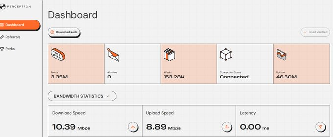 OnrOrion's tweet photo. Proud to be running a Perceptron node.

Here’s my Node Dashboard in action. I like seeing the infrastructure from the operator side �� not just following the network, but having a small role in keeping its decentralized foundation growing.

@PerceptronNTWK #NodeAndProud https://t.co/ynUvatruxm