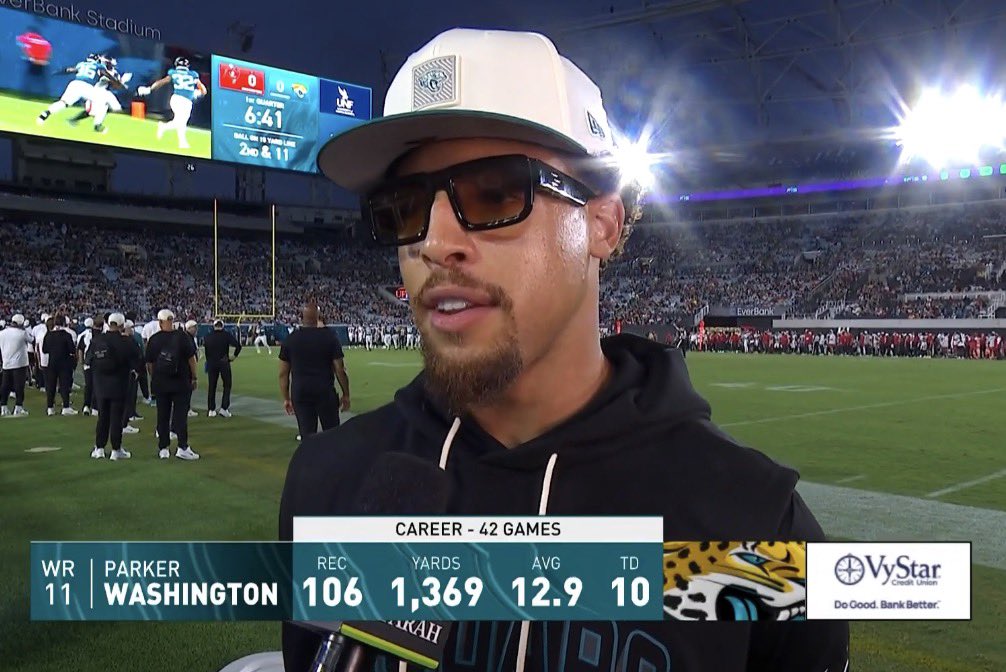 BoldCityCap's tweet photo. When the WR is wearing sunglasses at night, he’s reached almost peak levels of WR’ing. https://t.co/JVvuQTJ3x5