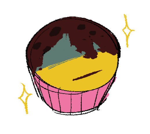 kwapof's tweet photo. i drew a kris muffin back in 2025 and found it in my friend's dms https://t.co/e0P36t9BJD