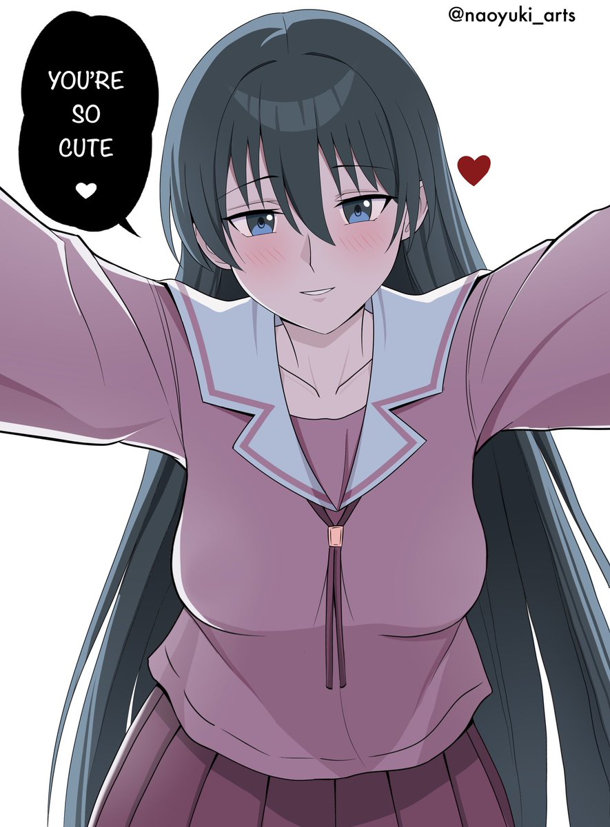 naoyuki_arts's tweet photo. Sakaki thinks you’re cute ❤️ 
#azumangadaioh https://t.co/fjE4YhKESU