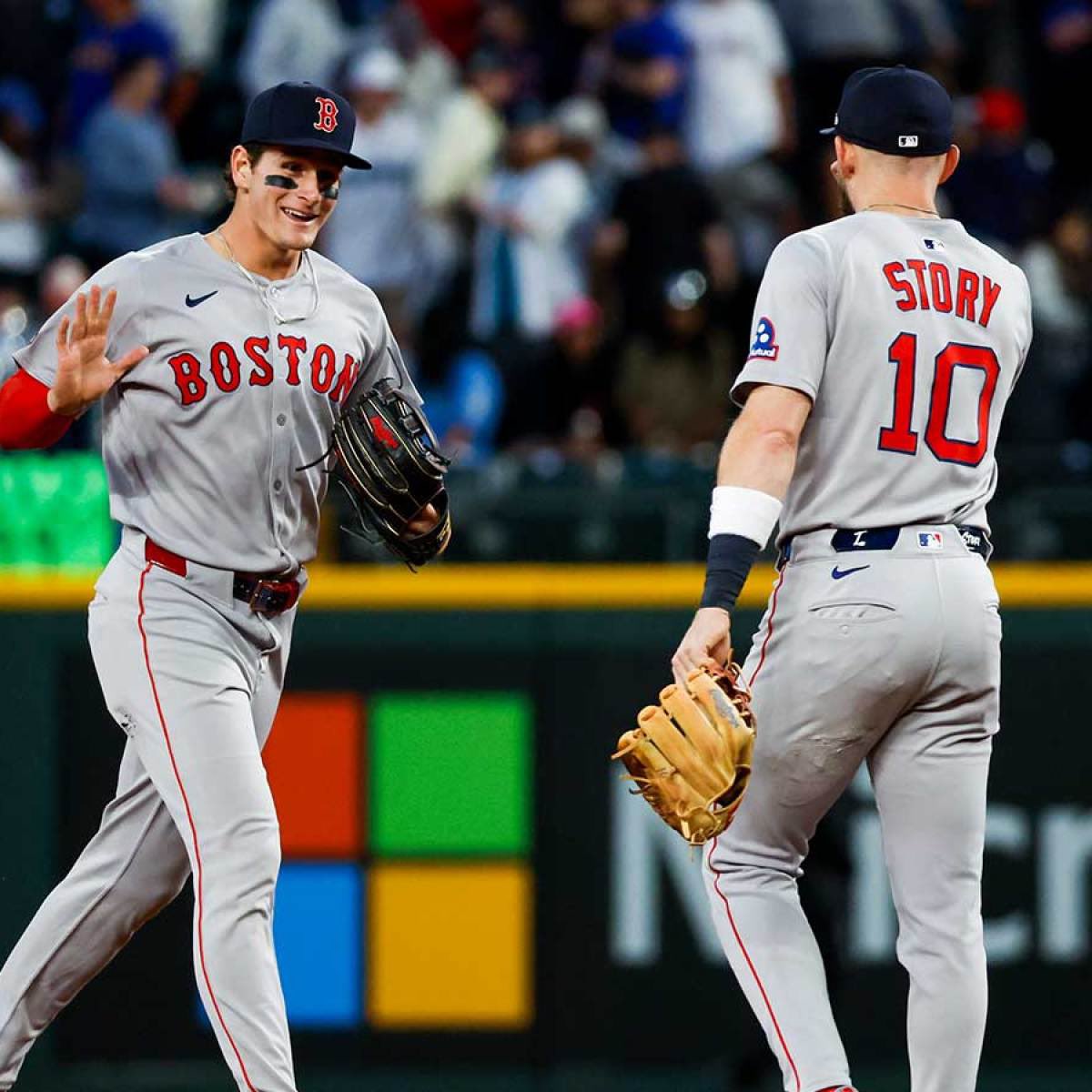 BOSSportsGordo's tweet photo. According to @FrancysRomero, Roman Anthony and Trevor Story are finished in Worcester and will join the Red Sox in New York to be activated Saturday or Sunday. https://t.co/89MUqG7pE9