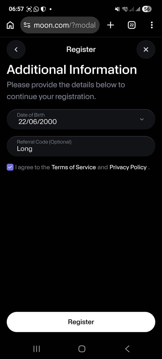 kernalpot's tweet photo. @Mooncomvip @TateNews_ 6 seconds is wild! 🔥 Signed up with code "Long" and deposit done. Ready for this!

0x75a6a246328e5a867c968c710afa7482738b872c https://t.co/7stngp7ZK4
