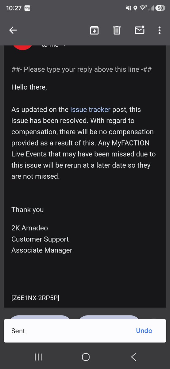 PSC_WD69's tweet photo. @2KSupport  @CornellGunter_ @WWEgames 

So lock a good chunk of players out for a whole week , with almost no social media coverage. Yet no compensation for this ? Like the least you could do is reward us with vc https://t.co/QR5t1zOO9S
