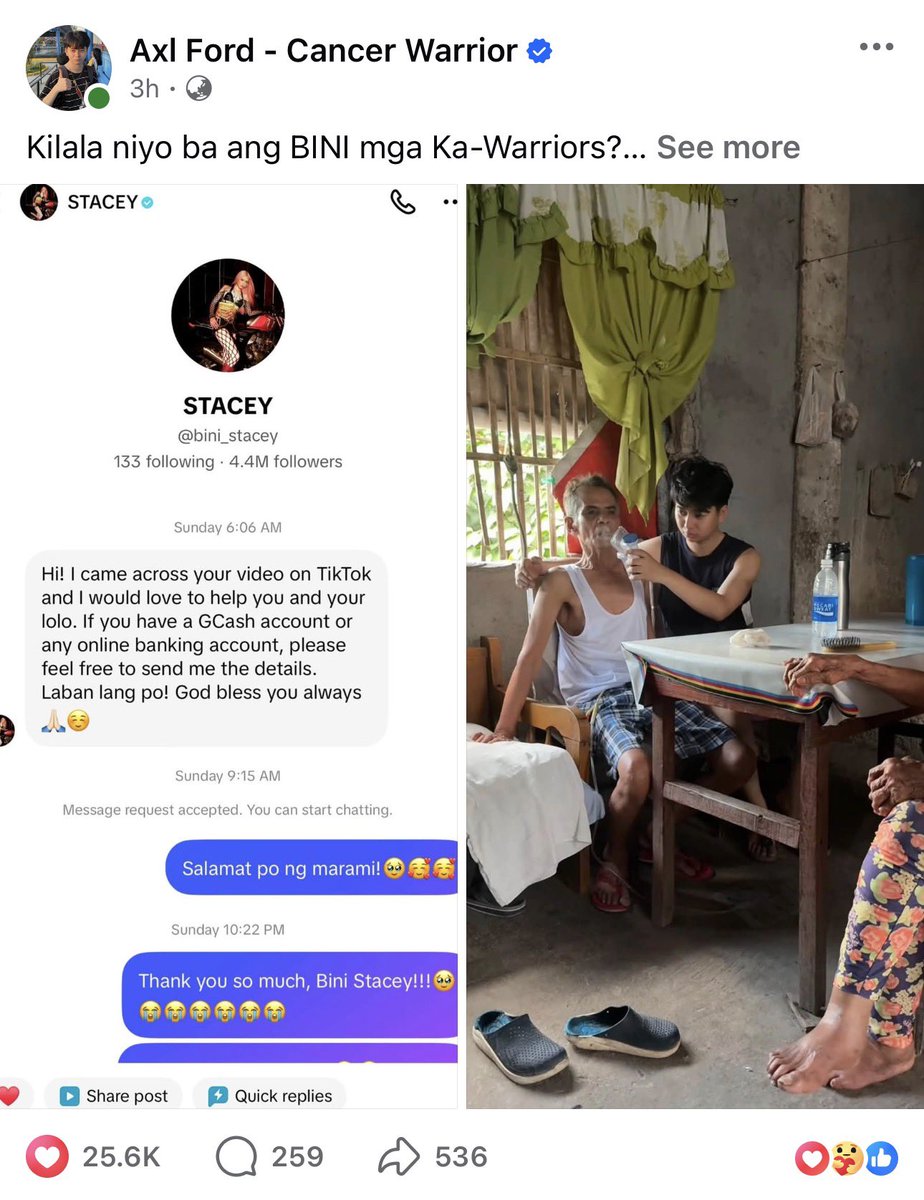 nearorfarrr's tweet photo. how can you not love her? instead of resorting to negativity, she chooses to help. she could’ve easily let the words get to her, but she chose to respond with something good instead. there’s so much love around her, and it shows in the kind of person she chooses to be.

i love you. thank you for your beautiful heart, stacey. 🥺🤍