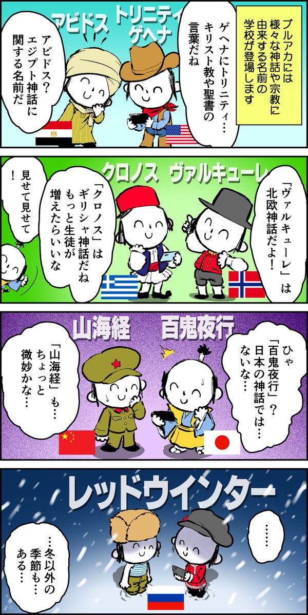 chorfsimin's tweet photo. 【再掲・ #ブルアカ まんが】
「先生・オーバー・ザ・ワールド」 https://t.co/B8jC6tE1KK