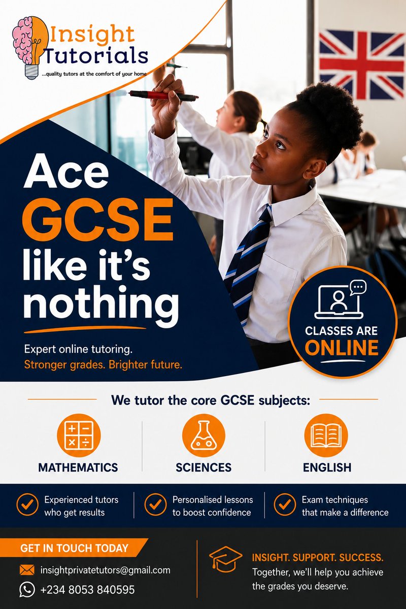 Insight_Tutors_'s tweet photo. Nothing beats the feeling of going into an exam fully prepared. 

Our GCSE tutors deliver that experience. 

Book one today. 

#GCSE
#OnlineTutor
#ExperiencedTeachers https://t.co/vRavcM6RMC