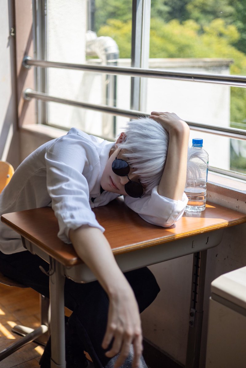 otewoha's tweet photo. 寝てる？・・・アッ

cos jjk 五条悟

p: @sankaku_camera https://t.co/LkUiIGAxkv