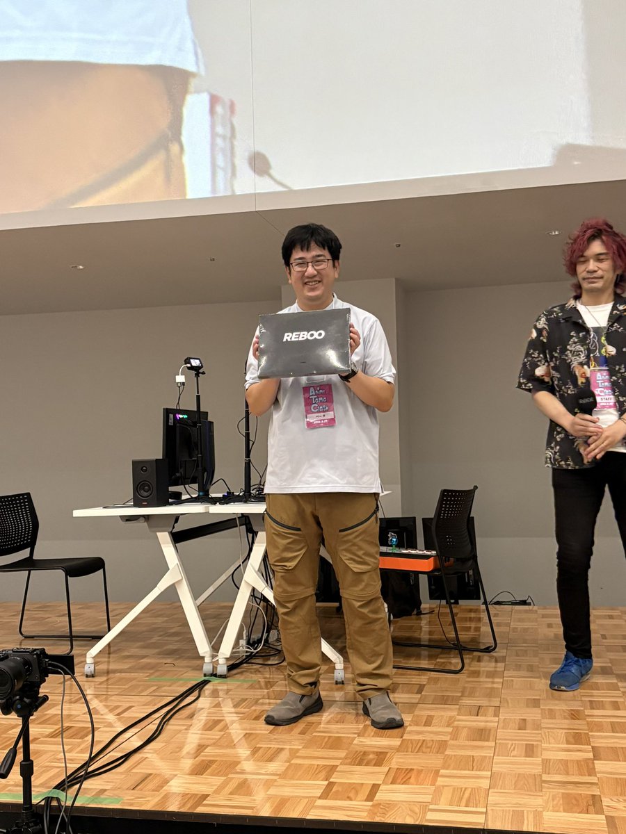 Tama_FGC's tweet photo. 2026.8.29(Sat)
ANIME TAMA CLASH 2026
@ 東京たま未来メッセ
ニトロブラッド 部門 GF
イワアンナ VS ベータ
優勝は ベータ でした👏
おめでとうございます🎉
#REBOO #KEIOeSTATION #アニタマ #多摩で格ゲーしようぜ https://t.co/weZVu4E00a