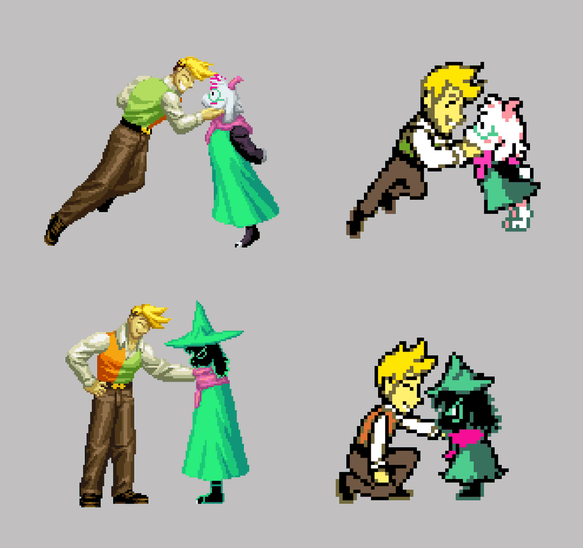 shadowAOD's tweet photo. I want to do more flowery stuff but I want to turn them into animations rather than lone frames, don't worry the jojo one will be in there too lol #deltaruneㅤㅤㅤ #flowery #pixelartㅤㅤ #WIPㅤ https://t.co/dGBJ6mSiYN