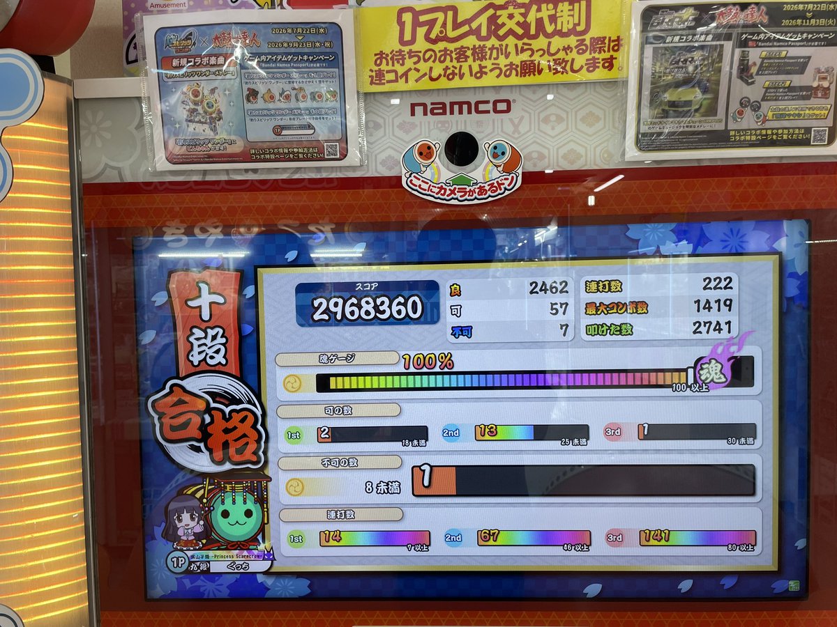 FGnzmJKrxmqo52h's tweet photo. 段位道場2026【十段】　合格！！

メヌエットは前半の複合でやらかした‥

活声は低速で可を量産‥24十段振りに合格出来ました‥！

応援ありがとうございました😭

次は【玄人】へ‥ https://t.co/fui2e0SsAC
