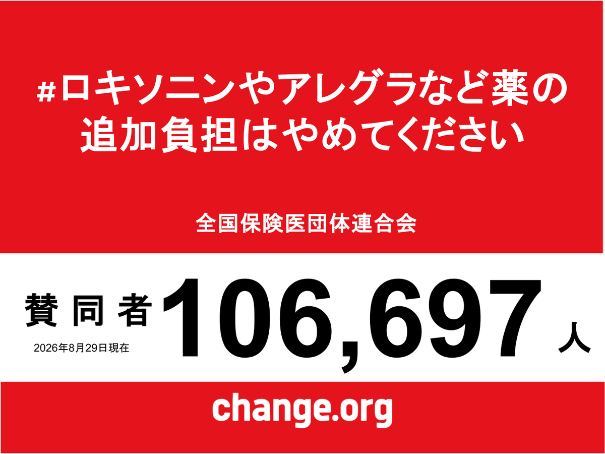 hodanren's tweet photo. たった年400円（月33円）の保険料軽減と引き換えに 
ロキソニン、アレグラ、ヒルドイド、ムコダイン、リンデロン、マグミットなど1042品目の薬の追加負担はやめてください。
https://t.co/GBFPrzDiUK
花粉症、喘息、蕁麻疹、鼻炎、アトピー性皮膚炎、リウマチ、腰痛、ヘルニア、関節症の患者が負担増に

9月17日に厚労省に提出します。