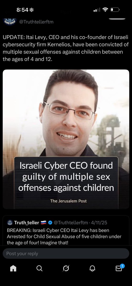 MikeC_2323's tweet photo. @KatiePavlich More on pedophilia and isreal. https://t.co/UiJ6B6snTO