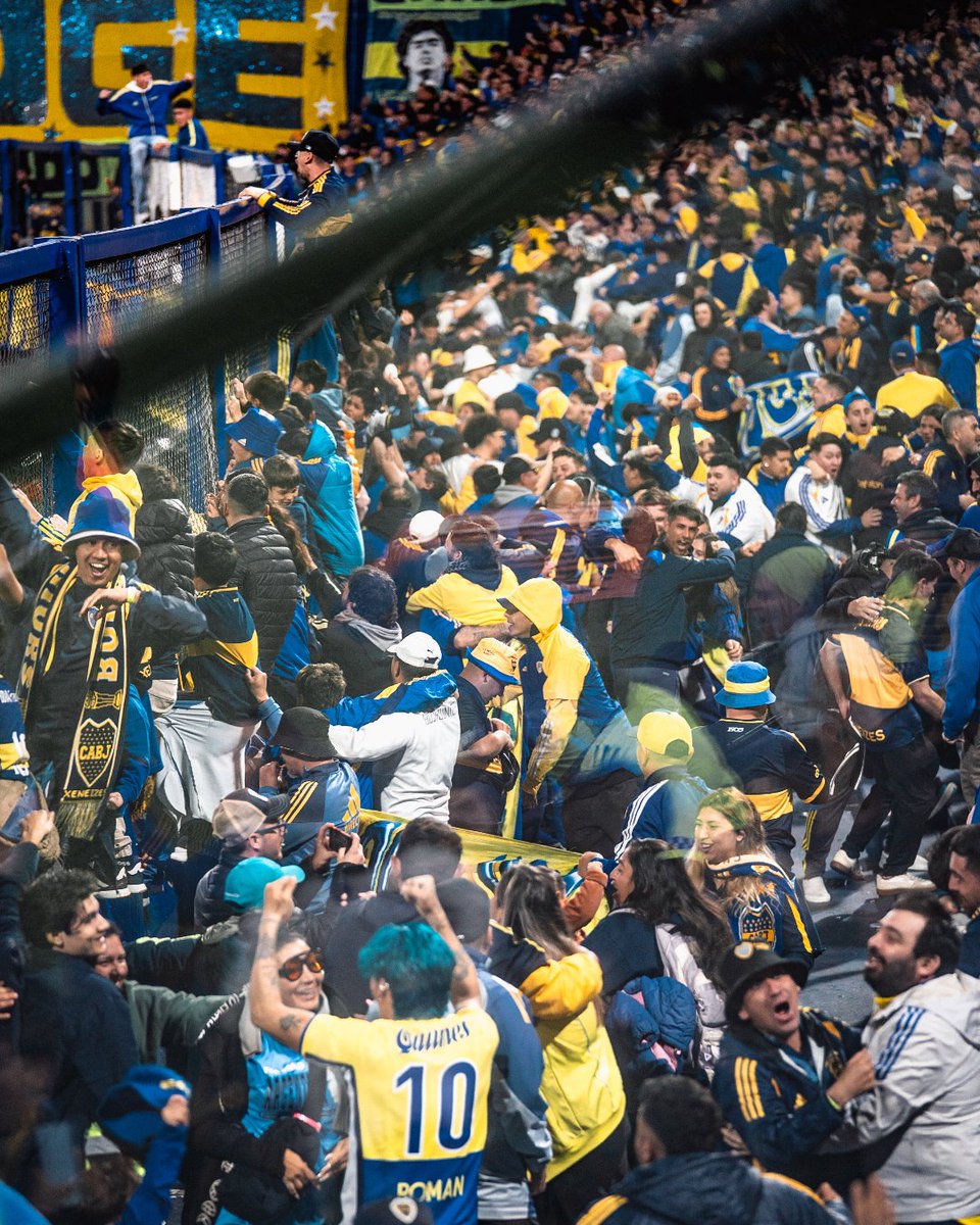 BocaJrsOficial's tweet photo. ➕️ 3️⃣ en casa y con nuestra gente https://t.co/jqcEurRevj