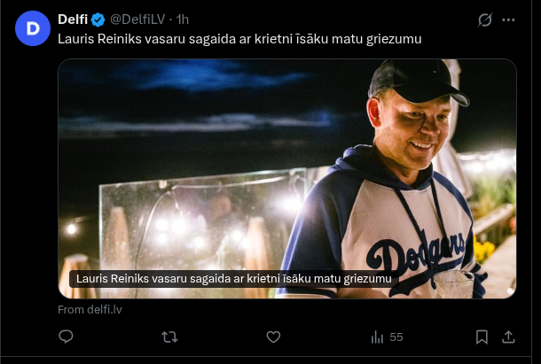 SalvisPetriks's tweet photo. Latvijas mediju vides kvalitātes latiņa ir tik zema, ka pat pasaules rekordisti limbo līšanā zem tās nepalīstu.
Paldies, @DelfiLV . Jūsu maksas versija ir kvalitatīvākā, vai tikai ar mazāk reklāmām? https://t.co/dKYtzkNEP1