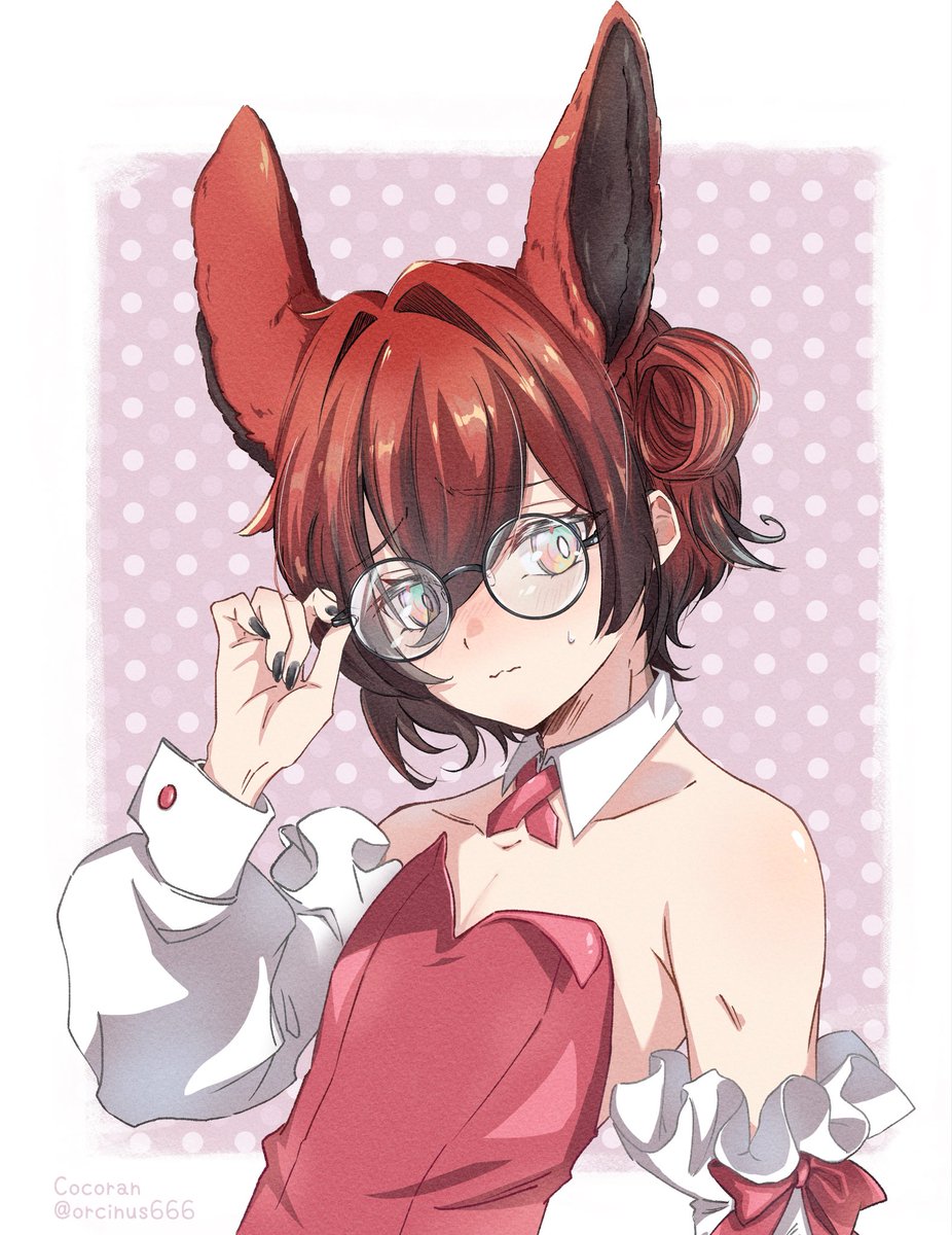 orcinus666's tweet photo. sorry I'm late! 
Red bunny flayon🐰🎀 https://t.co/50AFkQP63K
