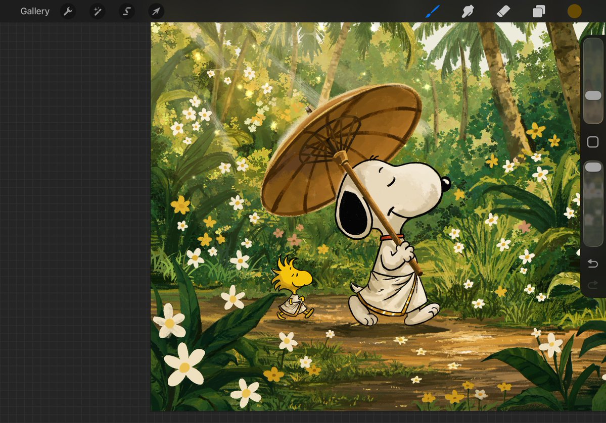 pelziee's tweet photo. Ending Onam week by illustrating snoopy kuttappans Onam fit💅💅

Prints available for this, dm to buy! https://t.co/rcbs7820EH