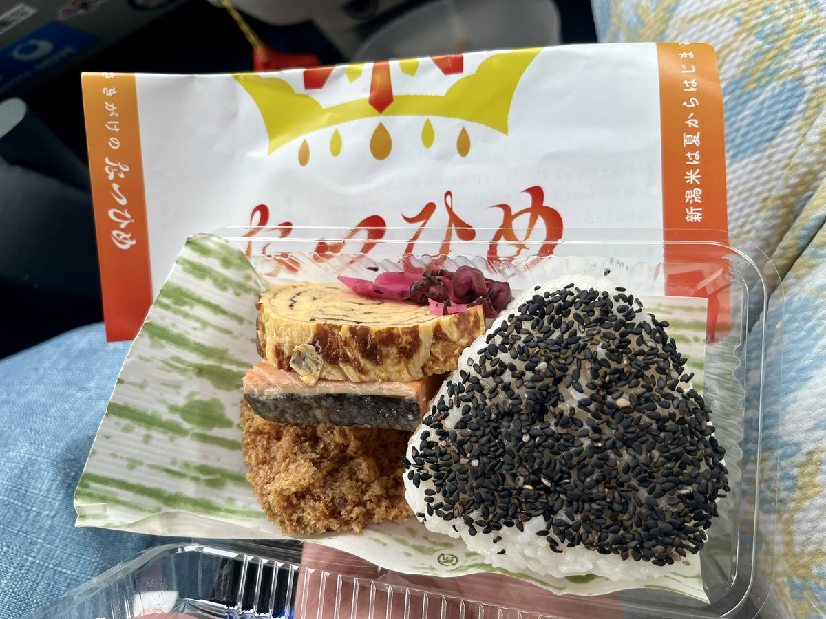 wankintan's tweet photo. ギザギザハート後のフェスめしはおにぎり。タレカツシャケたまごついて６００円！並ばず買えるって、みんな損してるよ！

#音髭 https://t.co/IvWiBrMOhO